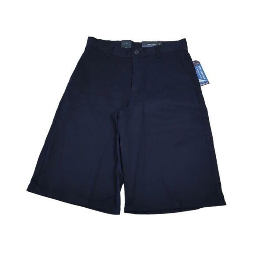 Nautica Performance Boys Navy School Uniform Shorts Size 20